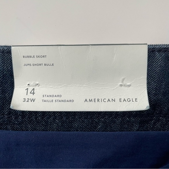 American Eagle Denim Bubble Skort Size 14 NWT - Picture 6 of 12
